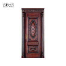 Proveedor de porcelana de Alibaba colores de pintura puertas de madera puertas de panel de buen precio puerta de madera